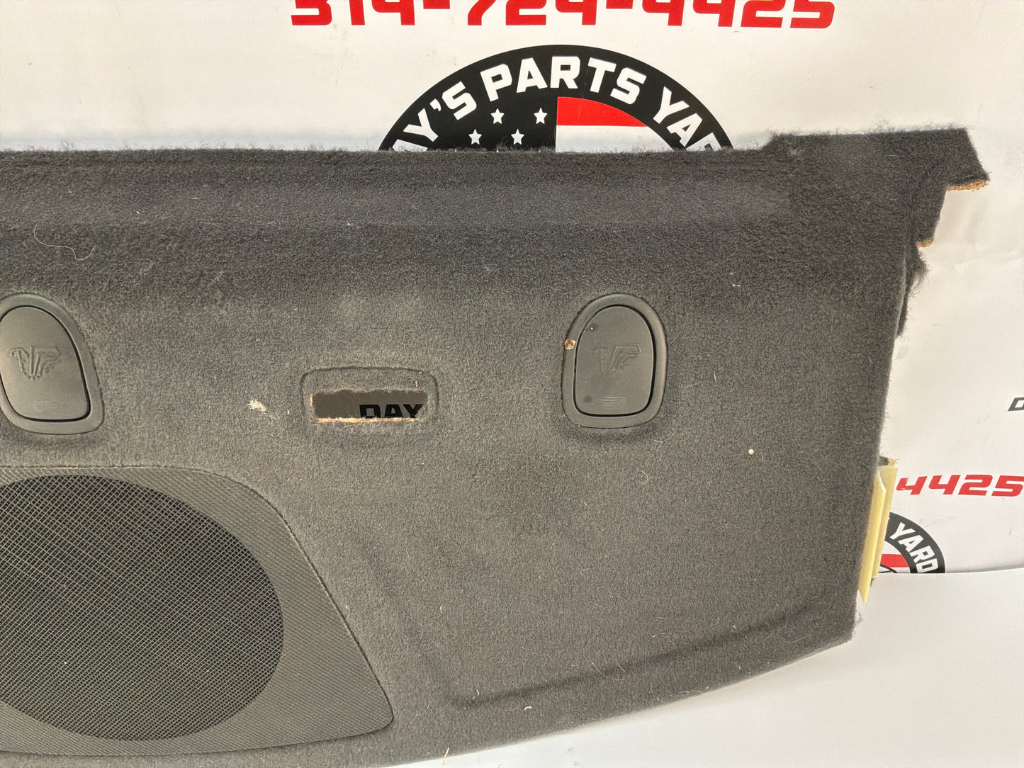 2006 Cadillac CTS-V Rear Window Package Tray Parcel Shelf Panel Trim OEM