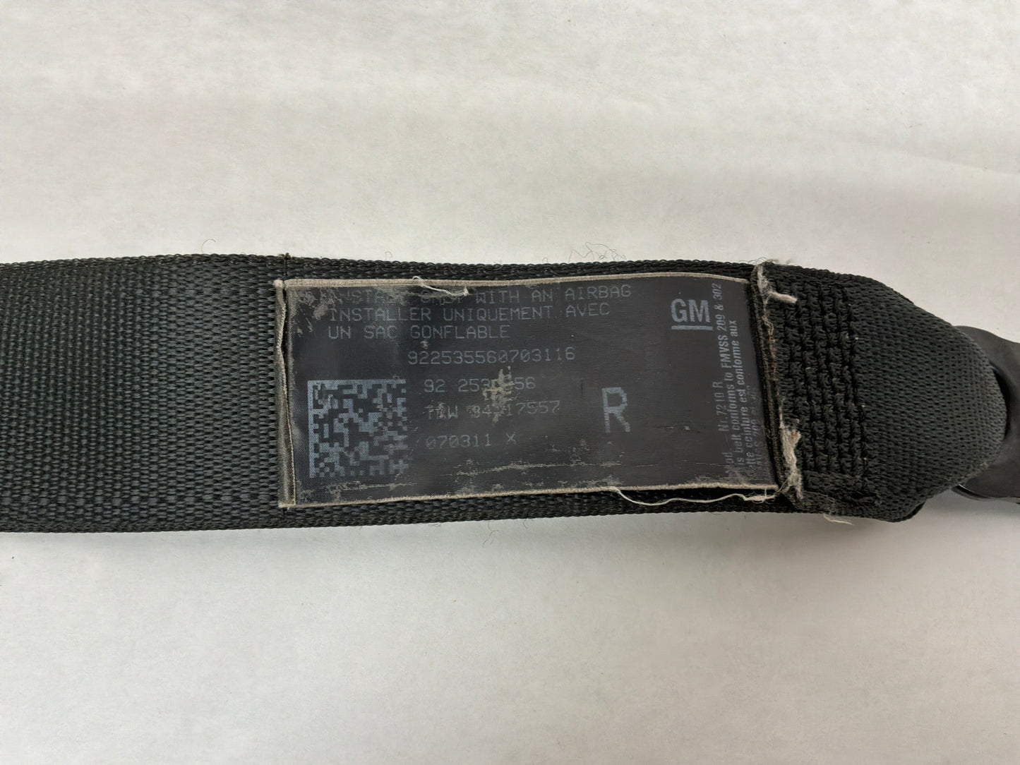 2011 Chevy Caprice PPV RH & LH Front Seat Belts Retractors OEM