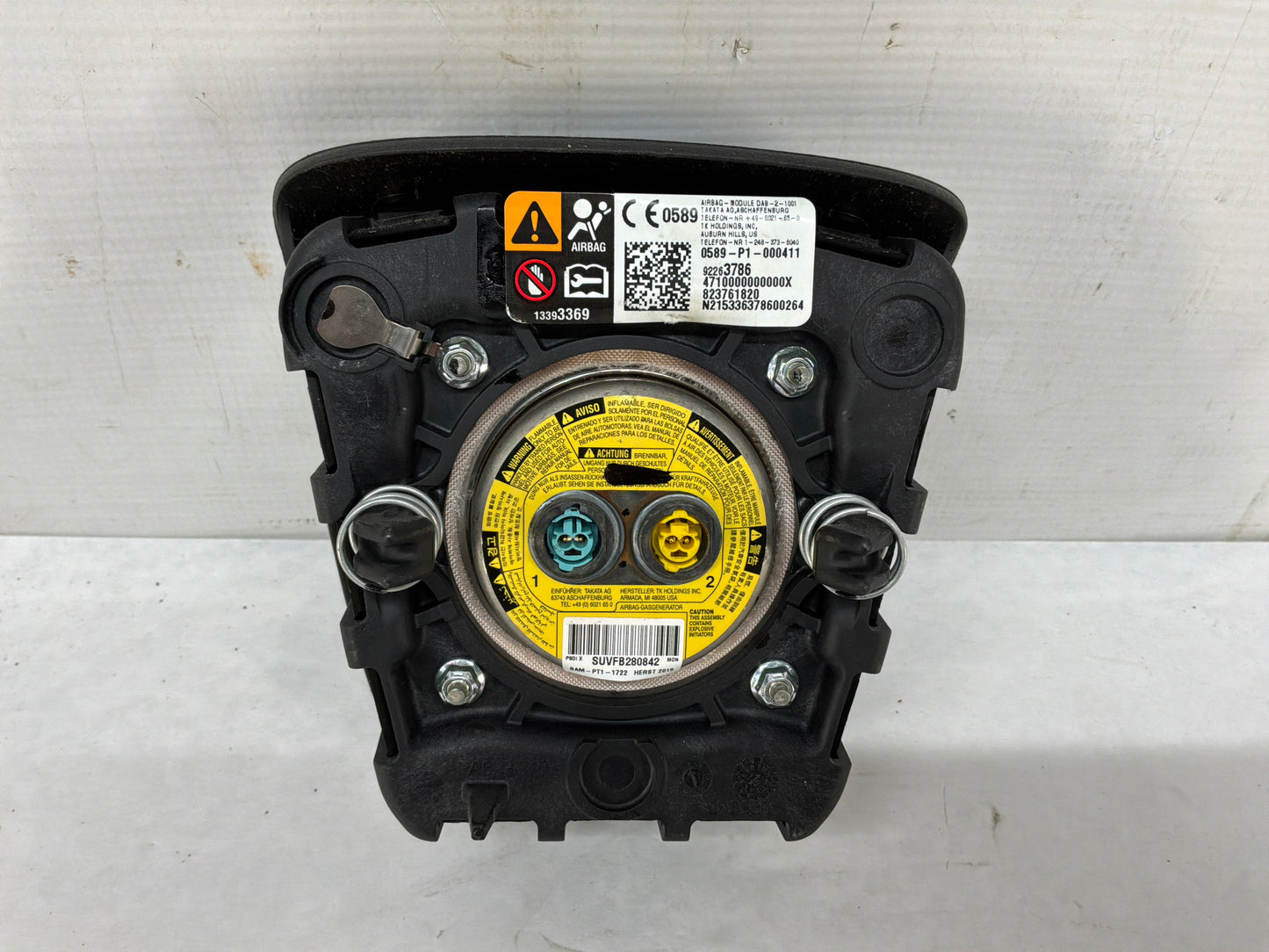 2016 Chevy Caprice PPV Steering Wheel Air Bag Airbag OEM