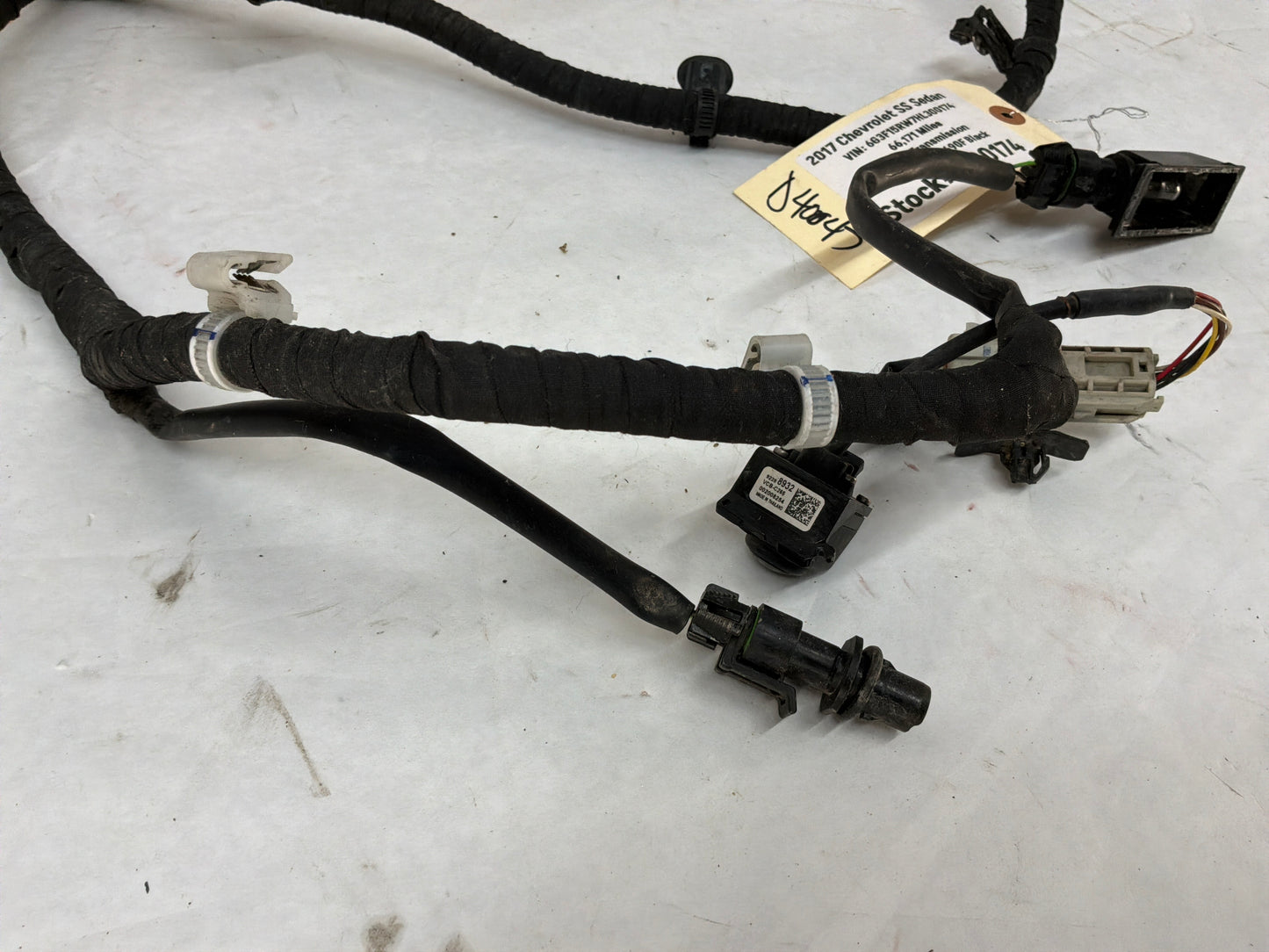 2017 Chevy SS Sedan Rear Bumper Wire Wiring Harness OEM