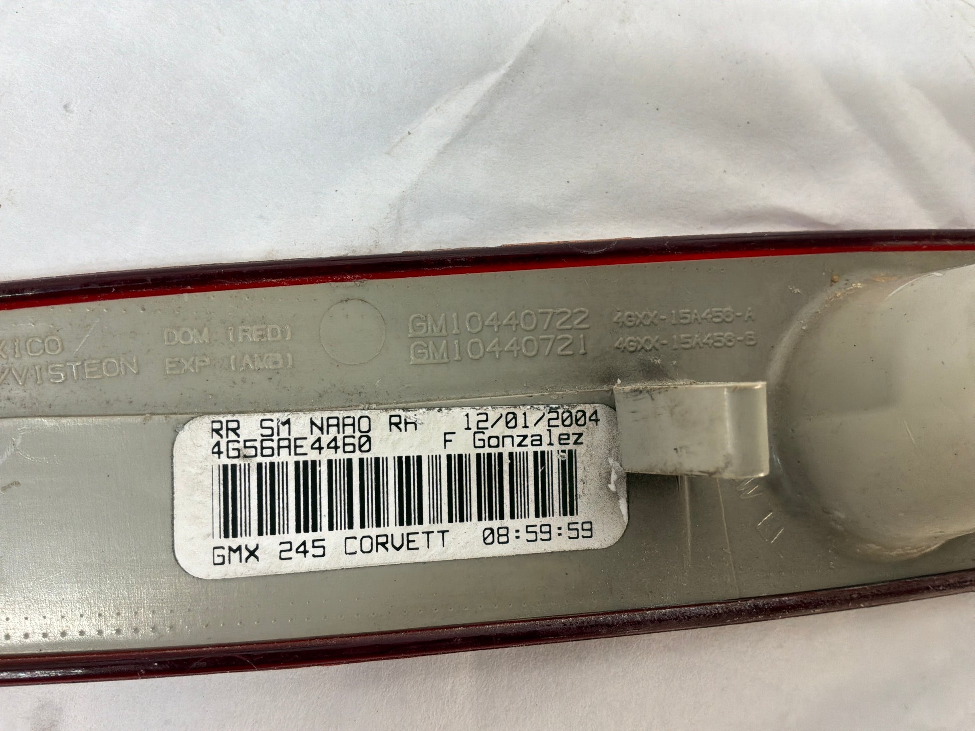 2005 Chevy C6 Corvette RH & LH Side Marker Turn Signal Light Lamp OEM - Day's Parts Yard