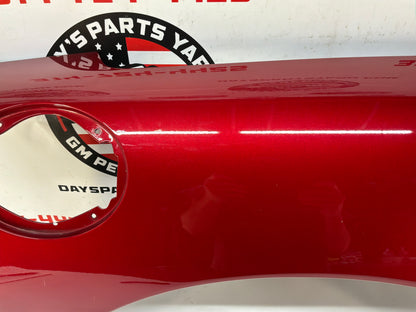 2002 Chevy C5 Corvette LH Driver Rear Quarter Fender Panel Red OEM