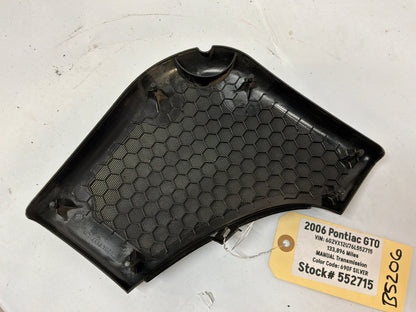 2005 Pontiac GTO LH Driver Interior Door Panel Speaker Grille Cover OEM