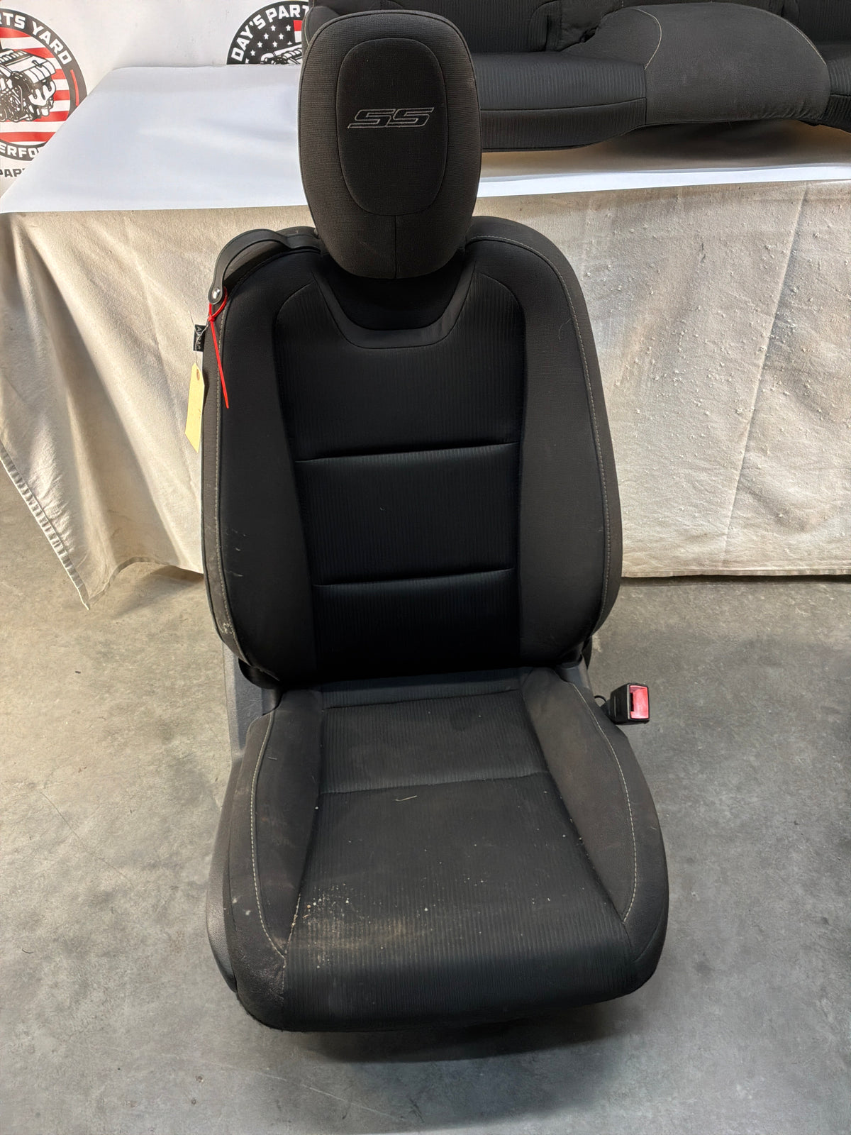 2015 Chevy Camaro SS 1LE Seats Fronts and Rear Black Cloth OEM
