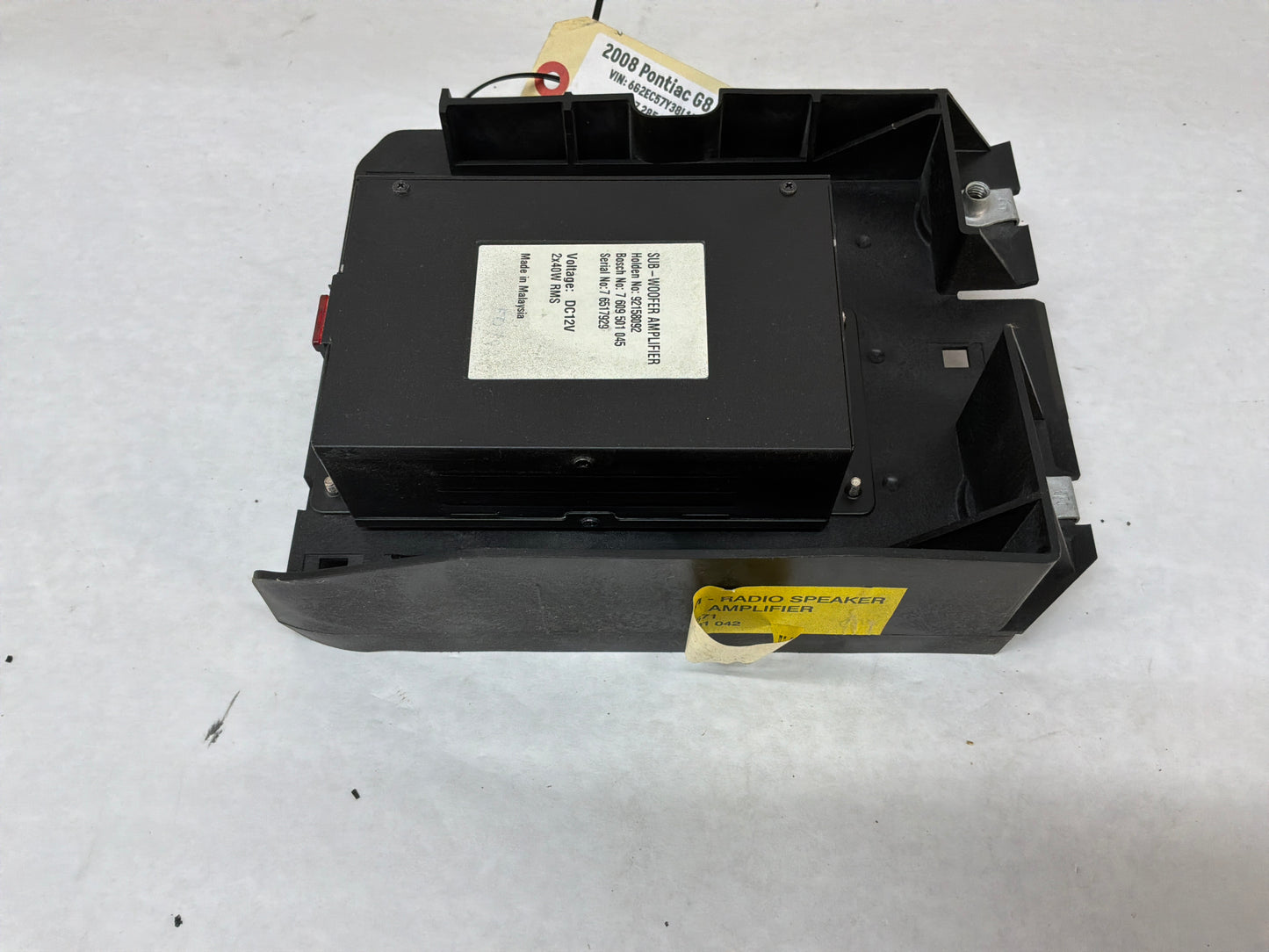 2008 Pontiac G8 GT Radio Stereo Speaker Amplifier OEM