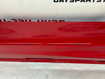 2014 Chevy SS Sedan LH Driver Rocker Molding Side Skirt Panel Red OEM