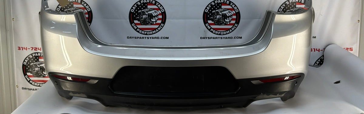 2014 Chevy SS Sedan Complete Rear Bumper Cover Panel Silver OEM