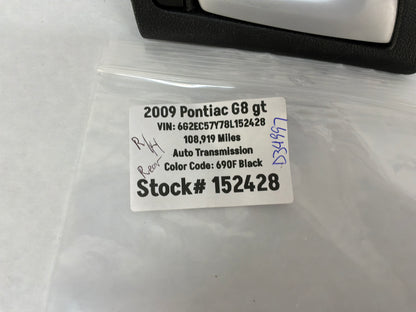 2009 Pontiac G8 RH Passenger Rear Interior Door Handle OEM - Day's Parts Yard
