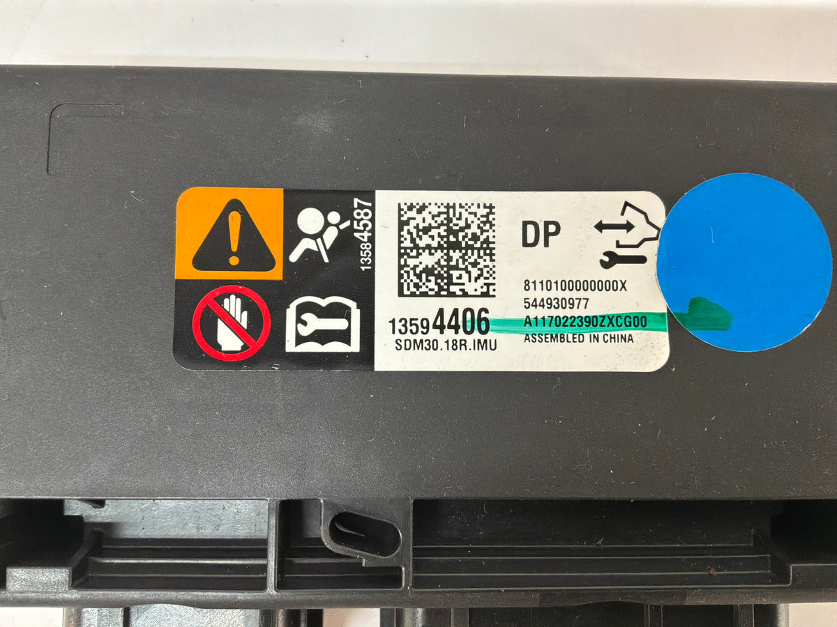 2016 Chevy SS Sedan Air Bag Airbag Control Diagnostic Module OEM