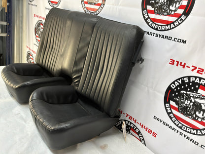 2002 Pontiac Trans Am WS6 Fronts and Rears Black Leather Seats OEM