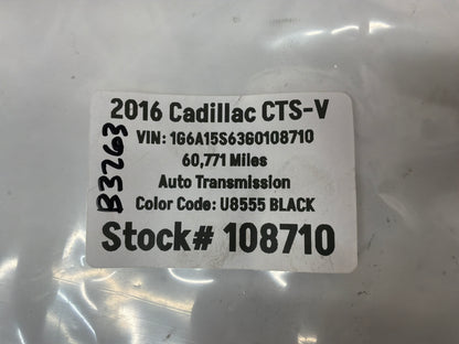 2016 Cadillac CTS-V Fuel Gas Lid Tank Door Cover Black OEM
