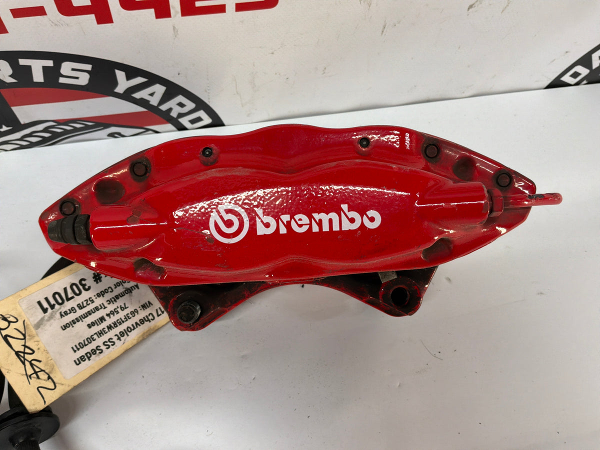2017 Chevrolet SS Sedan RH & LH Rear Brembo Brake Calipers OEM