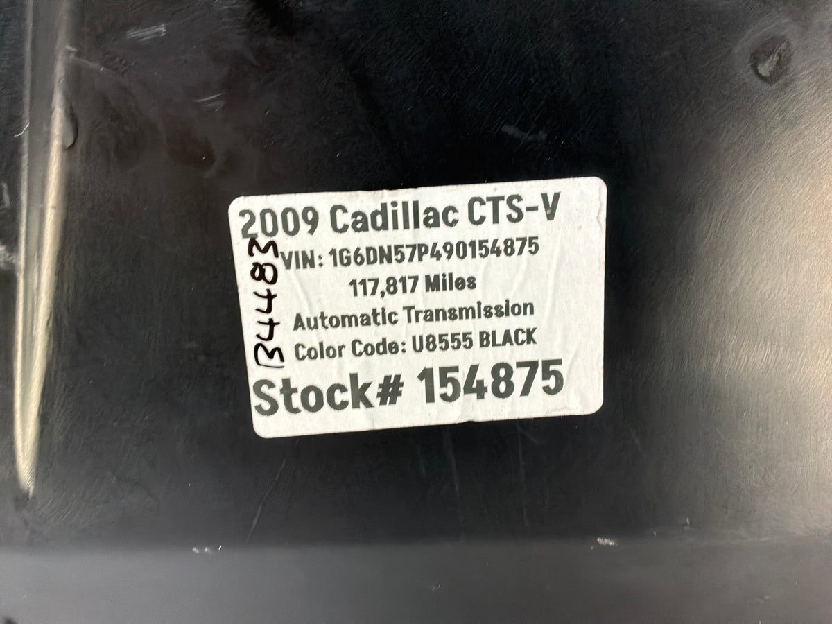 2009 Cadillac CTS-V Front Compartment Side Shield OEM
