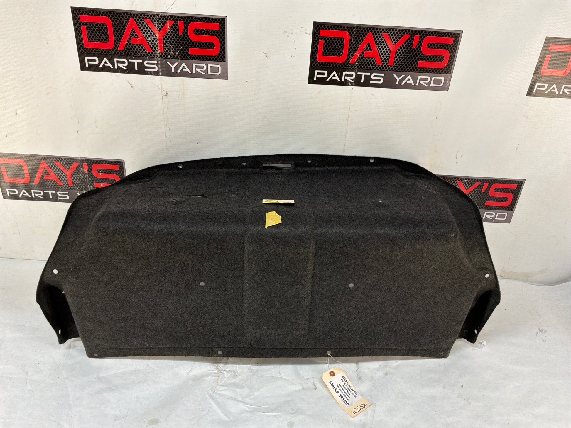 Trunk lid liner - Day's Parts Yard