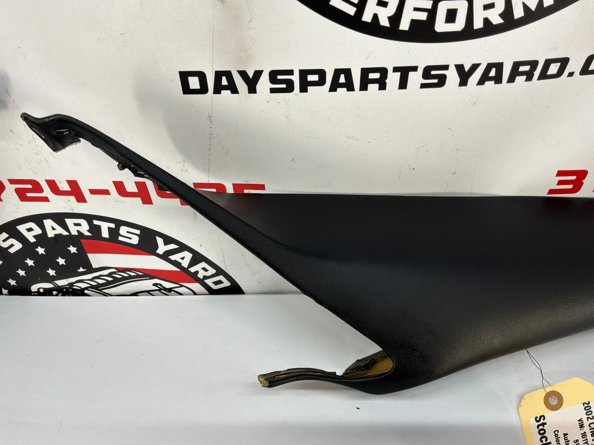2002 Chevy C5 Corvette Interior A Pillar Trim Moldings RH & LH Black OEM