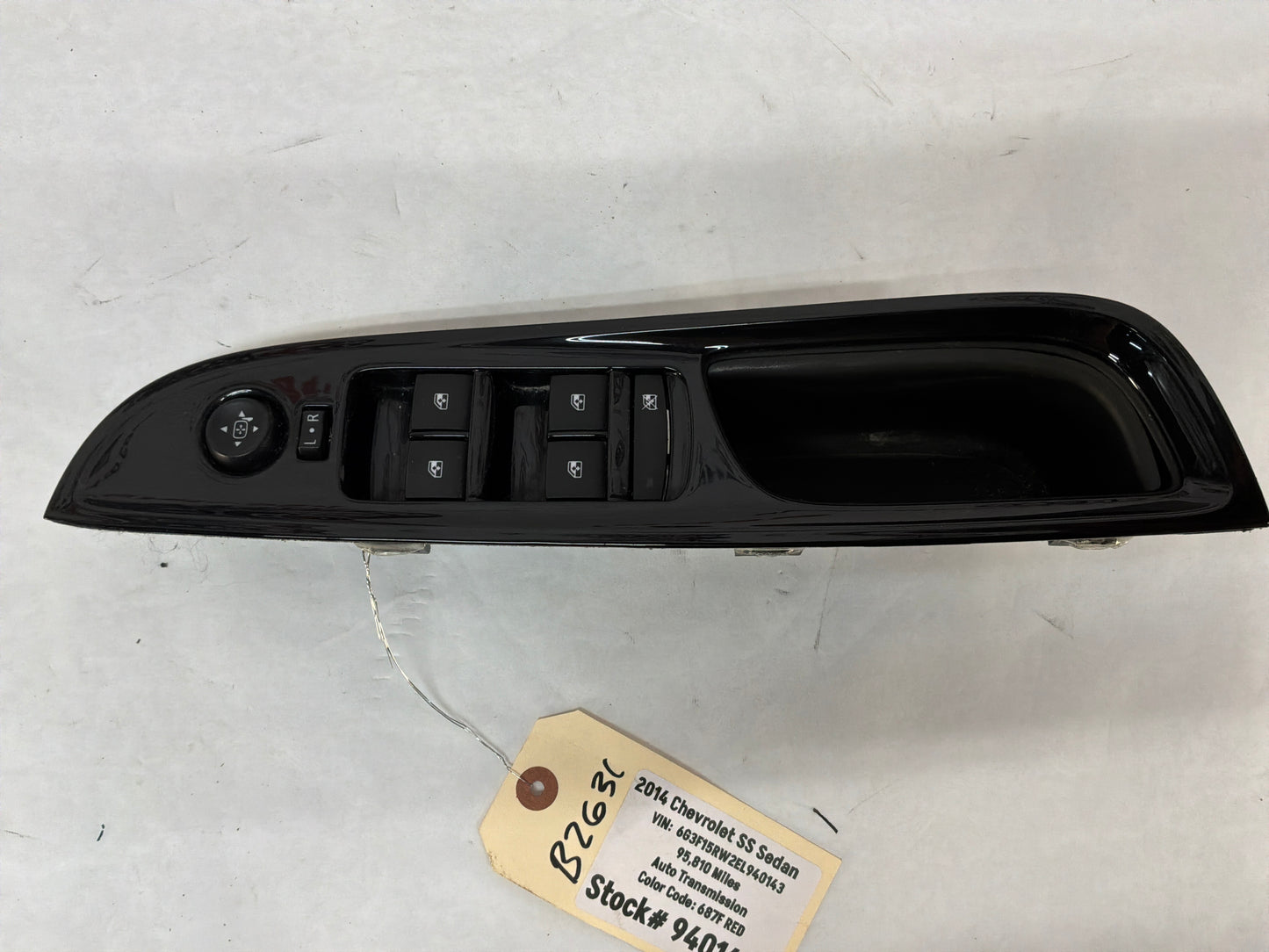 2014 Chevy SS Sedan LH Driver Front Master Power Window Mirror Switch OEM