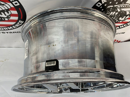 2002 Chevy C5 Corvette Z06 Replica Triple Chrome Rear Wheel Rim 18x9.5