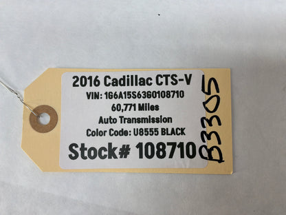 2016 Cadillac CTS-V Complete Floor Carpet OEM