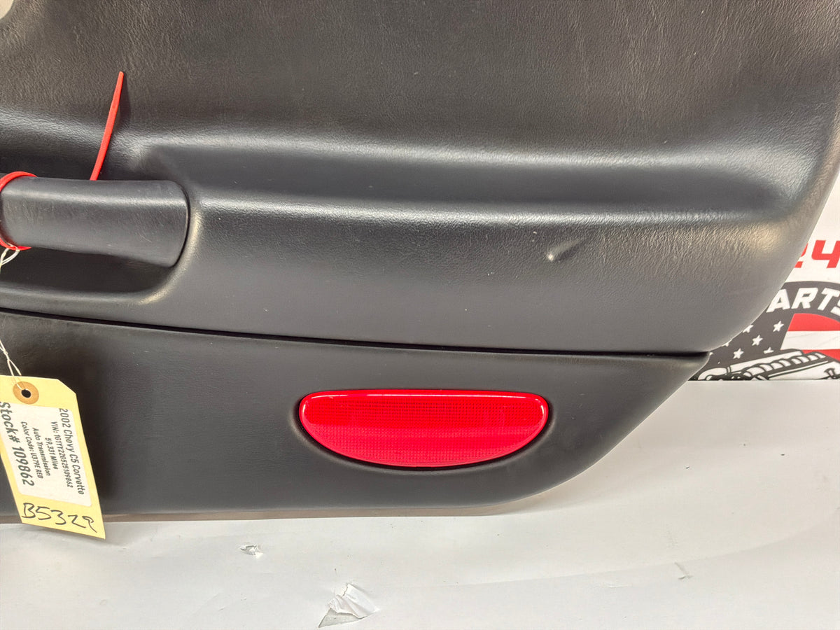 2002 Chevy C5 Corvette RH Passenger Front Interior Door Panel OEM