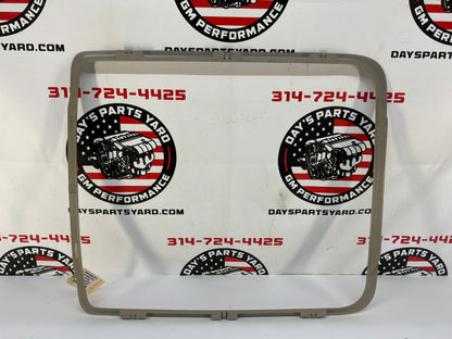 2009 Cadillac CTS-V Sun Moon Roof Sunroof Trim Surround Garnish Panel Molding OEM