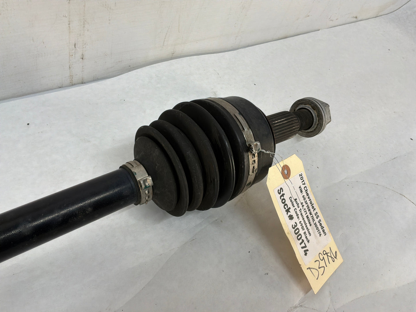2017 Chevy SS Sedan LH Driver Rear CV Axle Half Shaft OEM