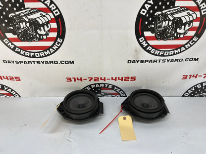 2016 Chevy SS Sedan RH & LH Front Door Speakers OEM