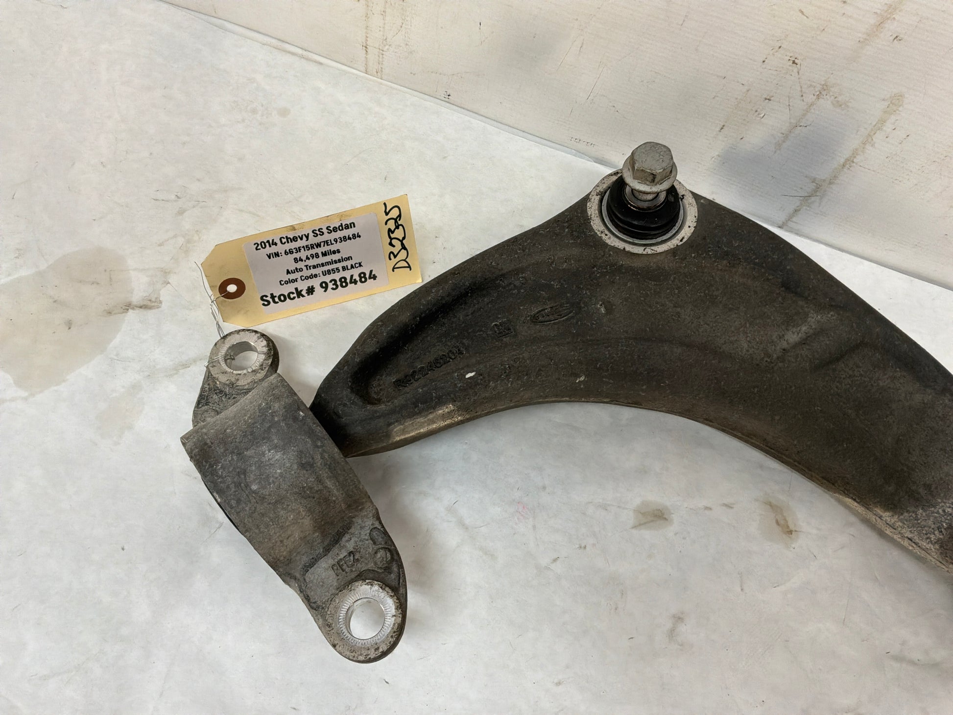 2014 Chevrolet SS Sedan Rear RH Passenger Upper Control Arm OEM - Day's Parts Yard