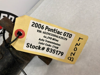 2006 Pontiac GTO Drive Propeller Shaft Driveshaft OEM