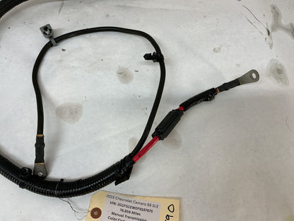 2015 Chevrolet Camaro SS 1LE Electric Power Steering Positive Negative Battery Wire Harness OEM