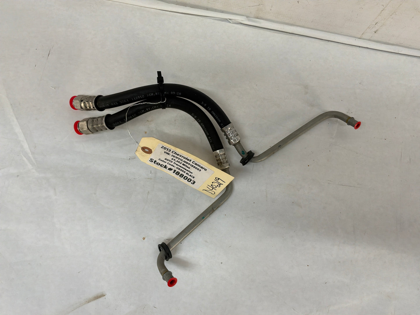 2013 Chevy Camaro SS Automatic Transmission Oil Cooler Lines Hoses Tubes Pipes OEM