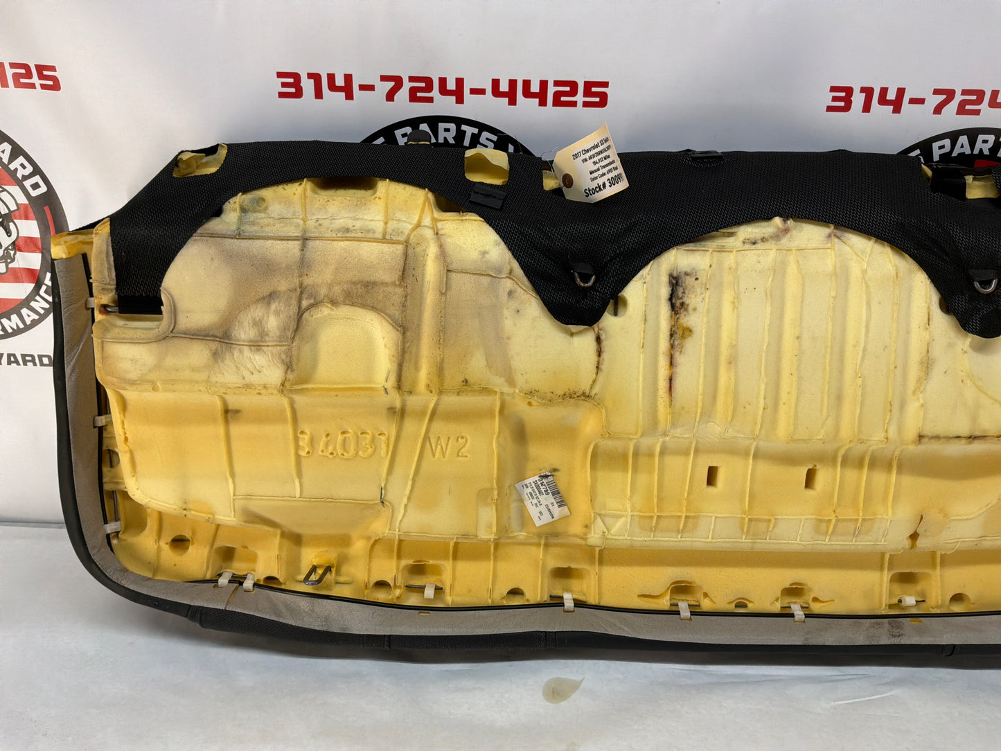 2017 Chevy SS Sedan Rear Seats Black Leather Alcantara Suede OEM