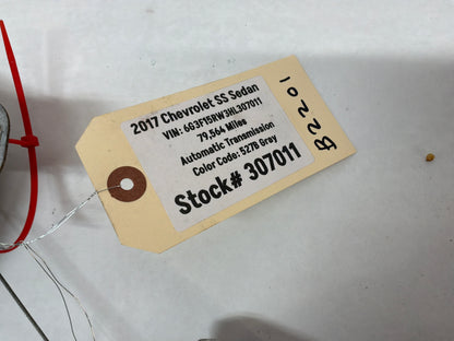 2017 Chevy SS Sedan RH Passenger Rear Window Regulator Motor OEM