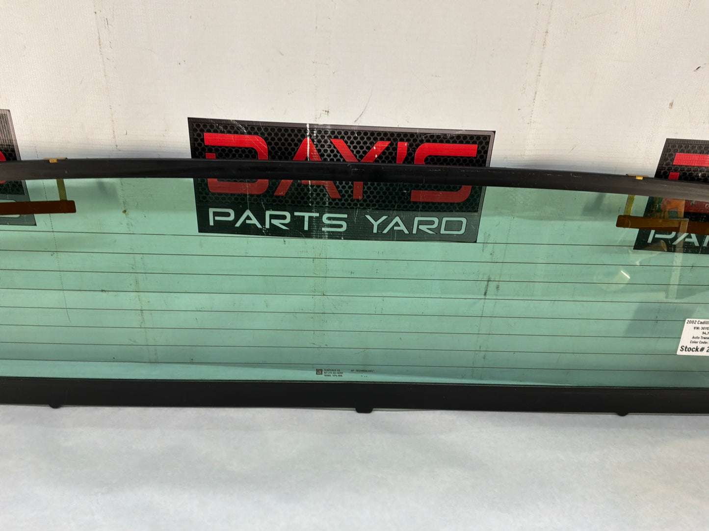 2002 Cadillac Escalade EXT Rear Back Window Glass Heated OEM