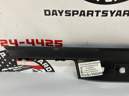 2014 Chevy SS Sedan RH Passenger Front Door Scuff Sill Plate Panel Trim OEM