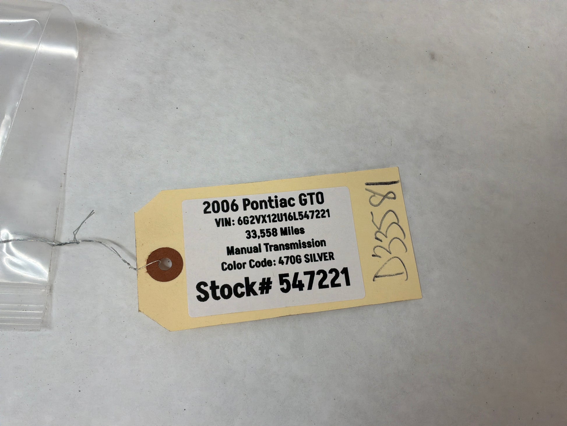 Tag light harness - Day's Parts Yard