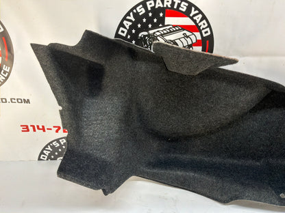 2013 Chevy Camaro ZL1 LH Driver Interior Quarter Panel Trunk Compartment Felt Carpet Liner OEM