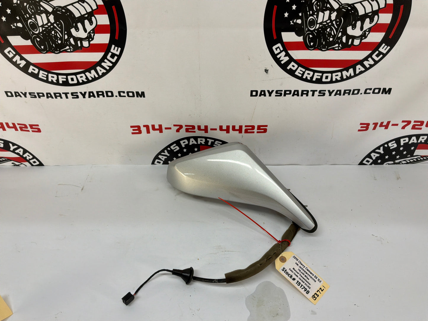 2015 Chevy Camaro SS 1LE RH Passenger Exterior Side Mirror Heated OEM
