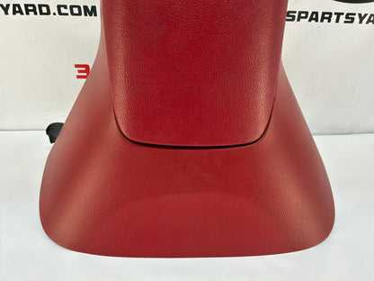 2007 Chevy C6 Corvette Convertible Center Console Arm Rest Assembly Red OEM