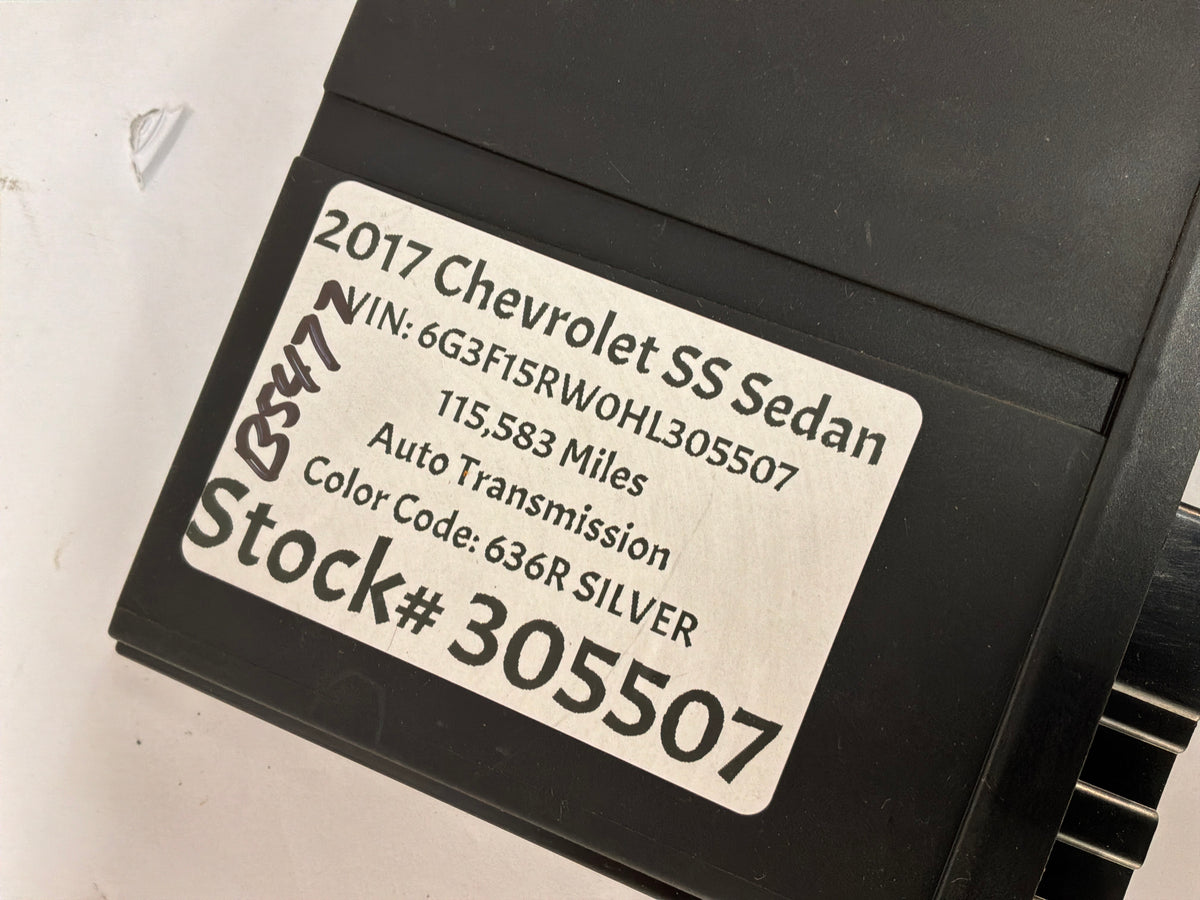 2017 Chevy SS Sedan Keyless Entry Control Module OEM