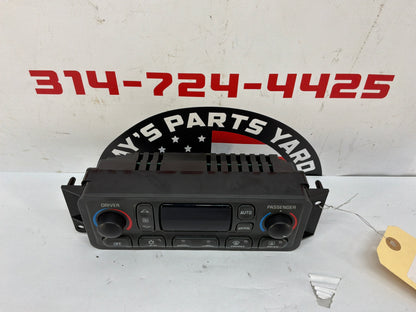 2002 Chevy Corvette Convertible Dual Zone Temperature HVAC Dash Climate Control Unit Switch Panel OEM