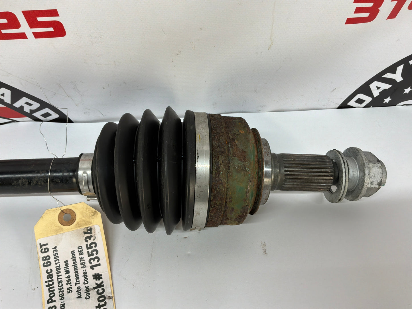2008 Pontiac G8 GT RH Passenger Rear CV Axle Half Shaft OEM