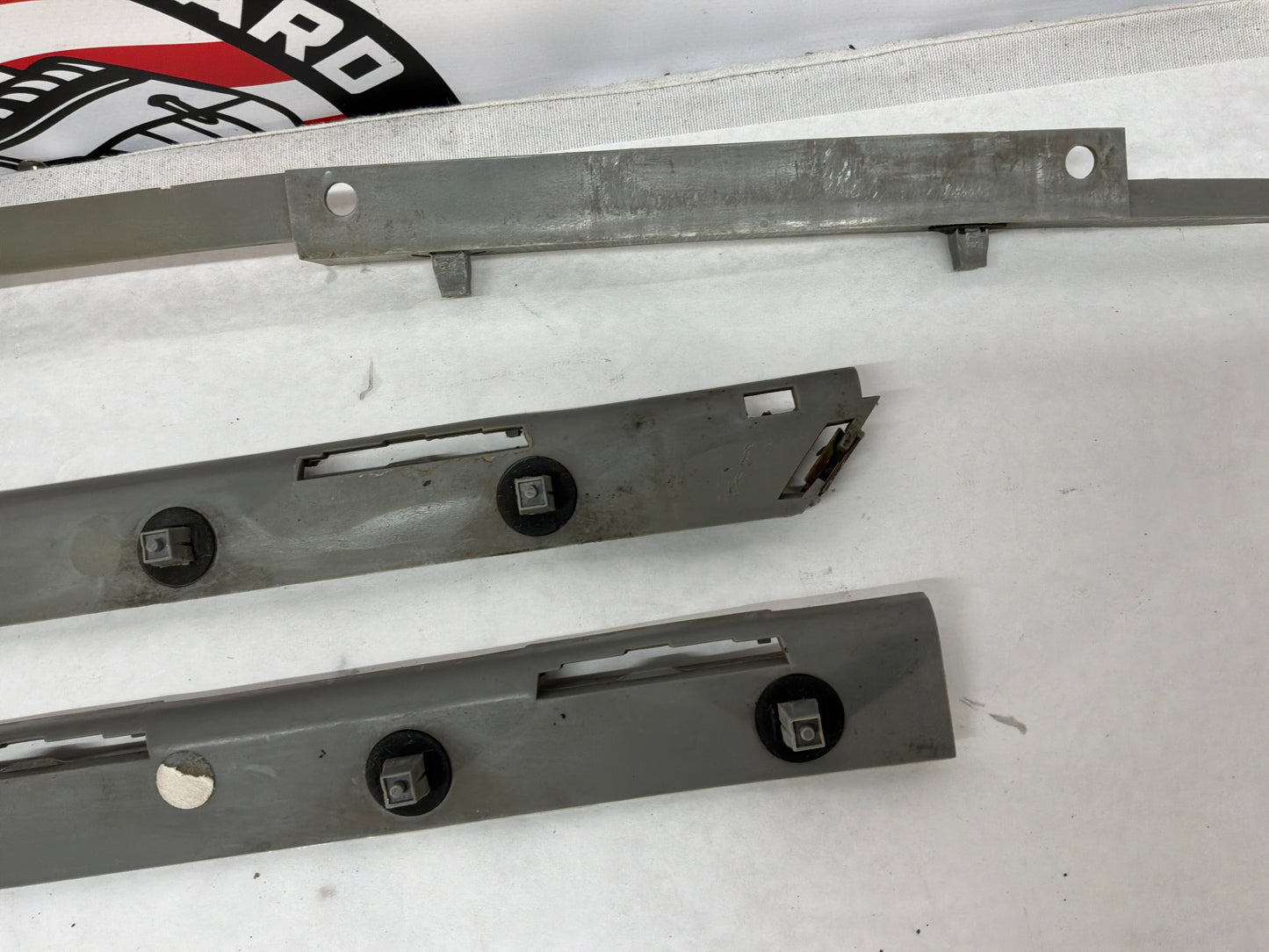 2004 Pontiac GTO Rear Bumper Brackets Guides Set OEM