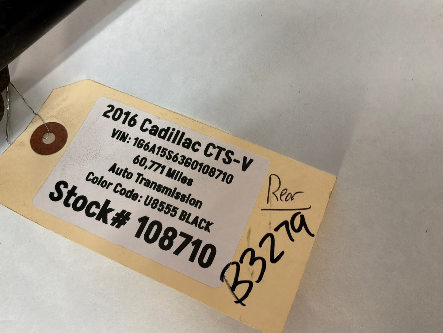 2016 Cadillac CTS-V Rear Suspension Stabilizer Sway Bar OEM