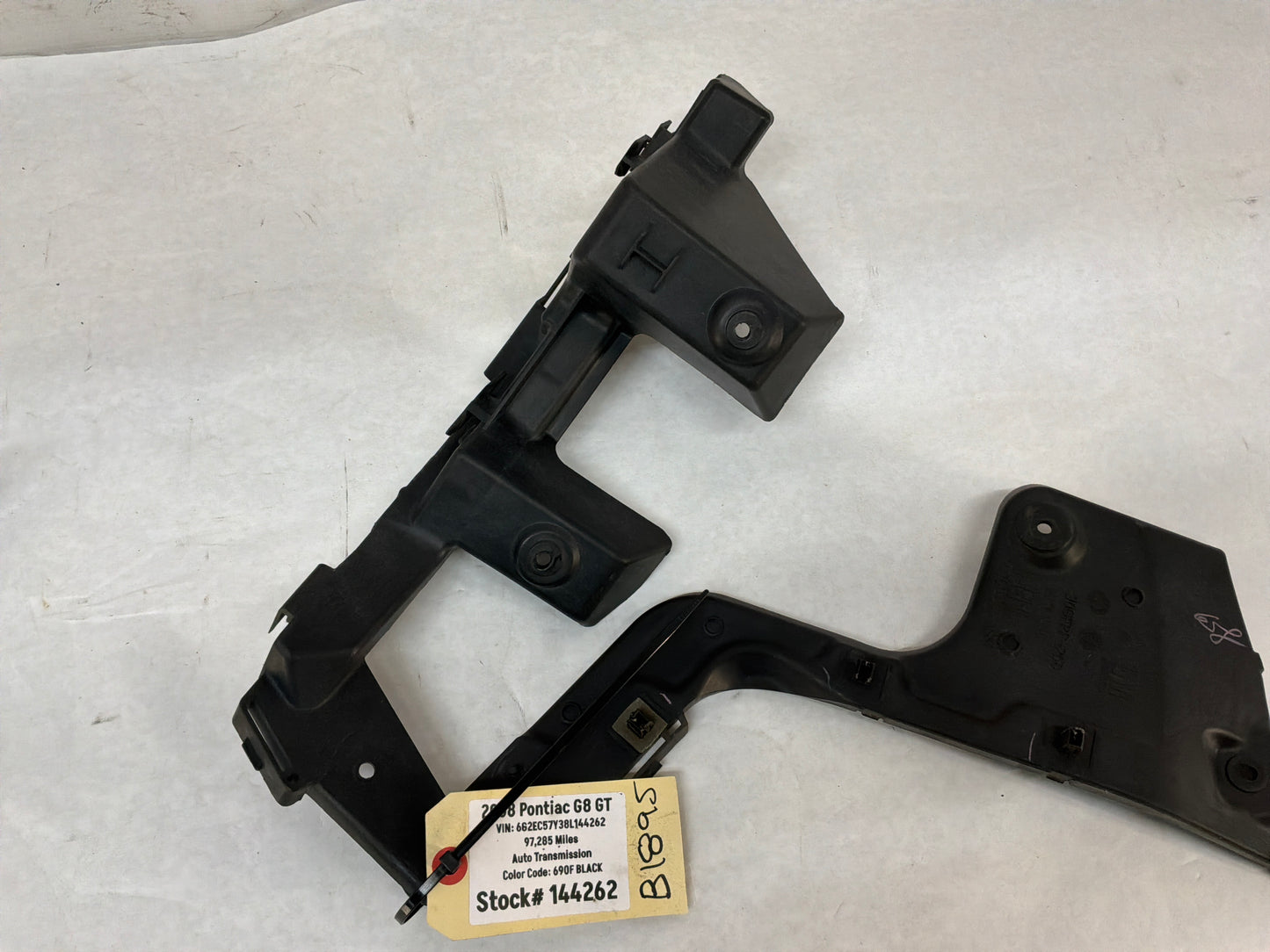 2008 Pontiac G8 GT Complete Rear Bumper Brackets Mounts Supports Guides Set OEM