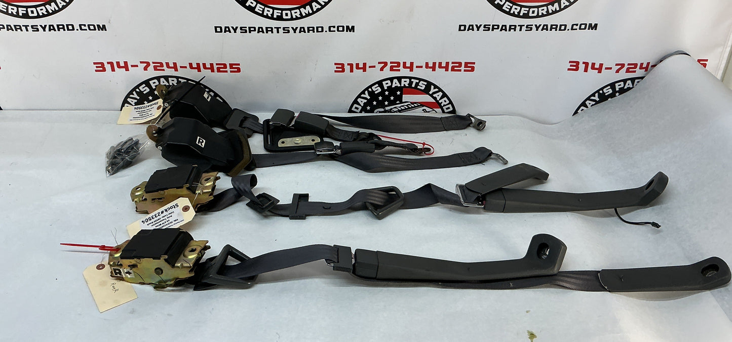 1999 Pontiac Firebird Trans Am Formula WS6 Front & Rear Seat Belt Seatbelt Buckle Retractors OEM