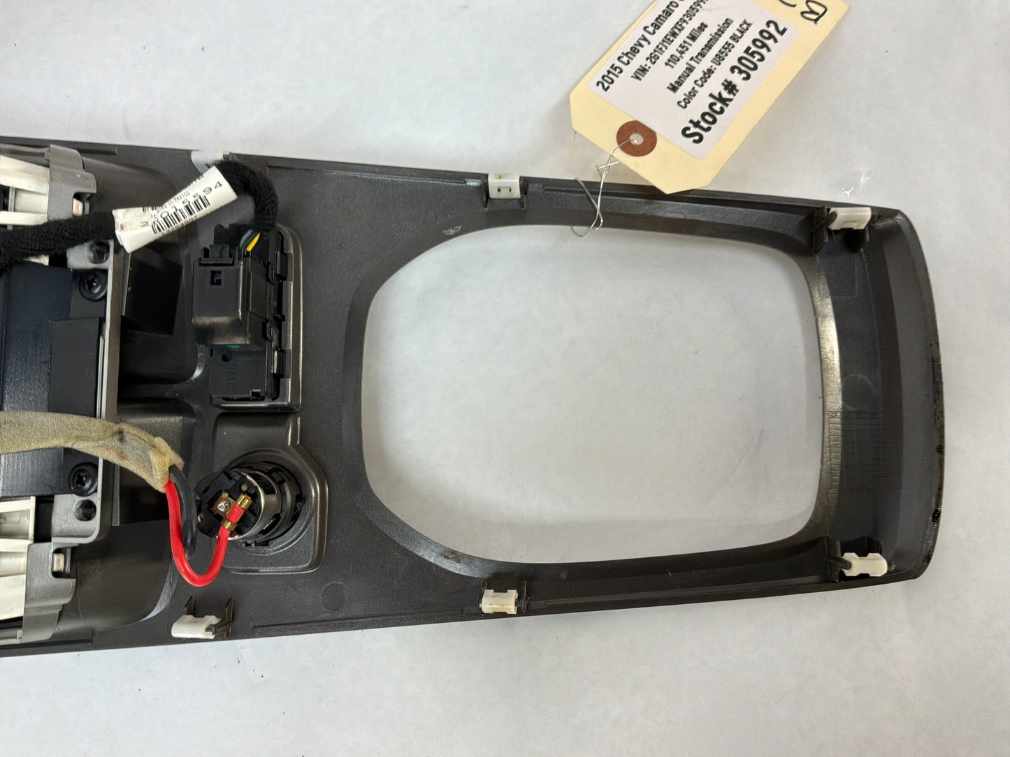 2015 Chevy Camaro SS 1LE Center Console Auxiliary Gauges Package Shifter Bezel Trim OEM
