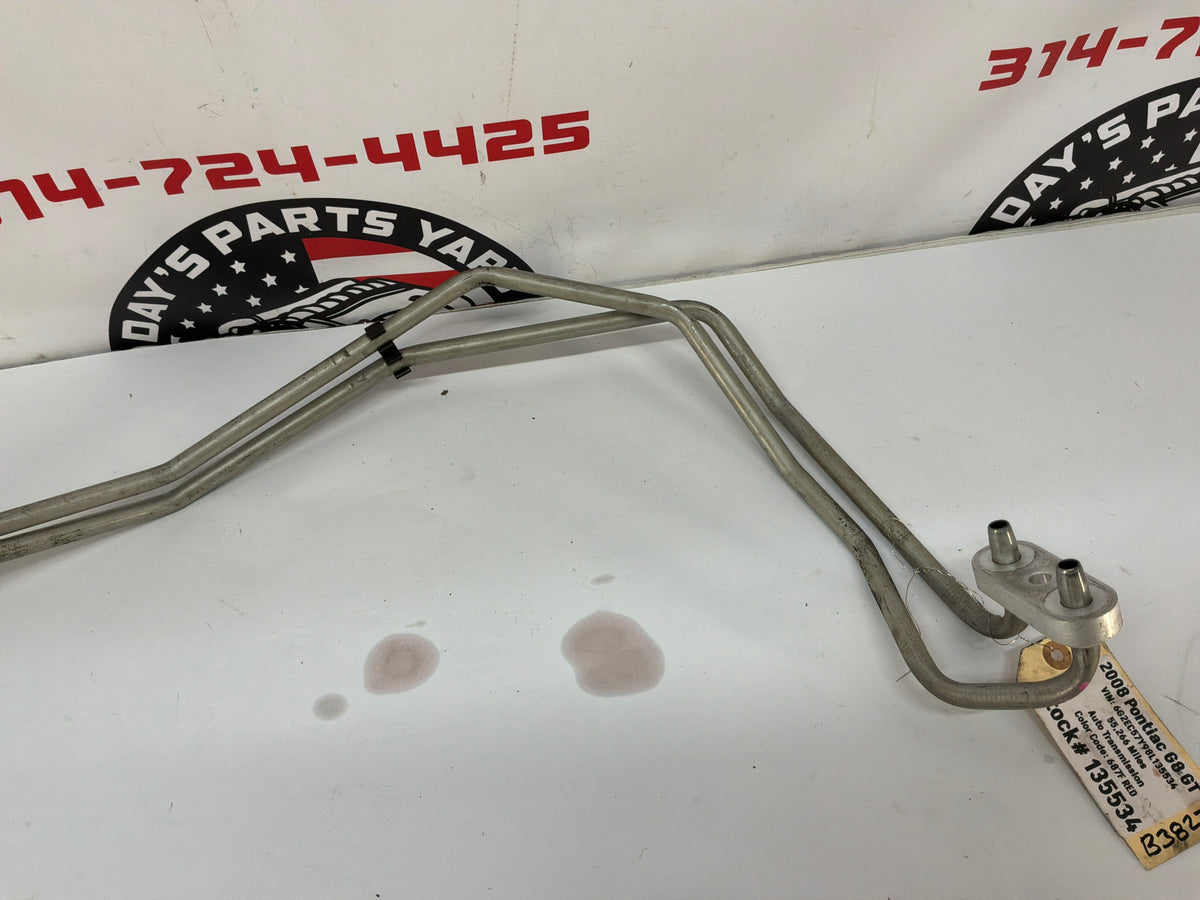 2008 Pontiac G8 GT Automatic Transmission Oil Cooler Lines Hoses Tubes Pipes OEM