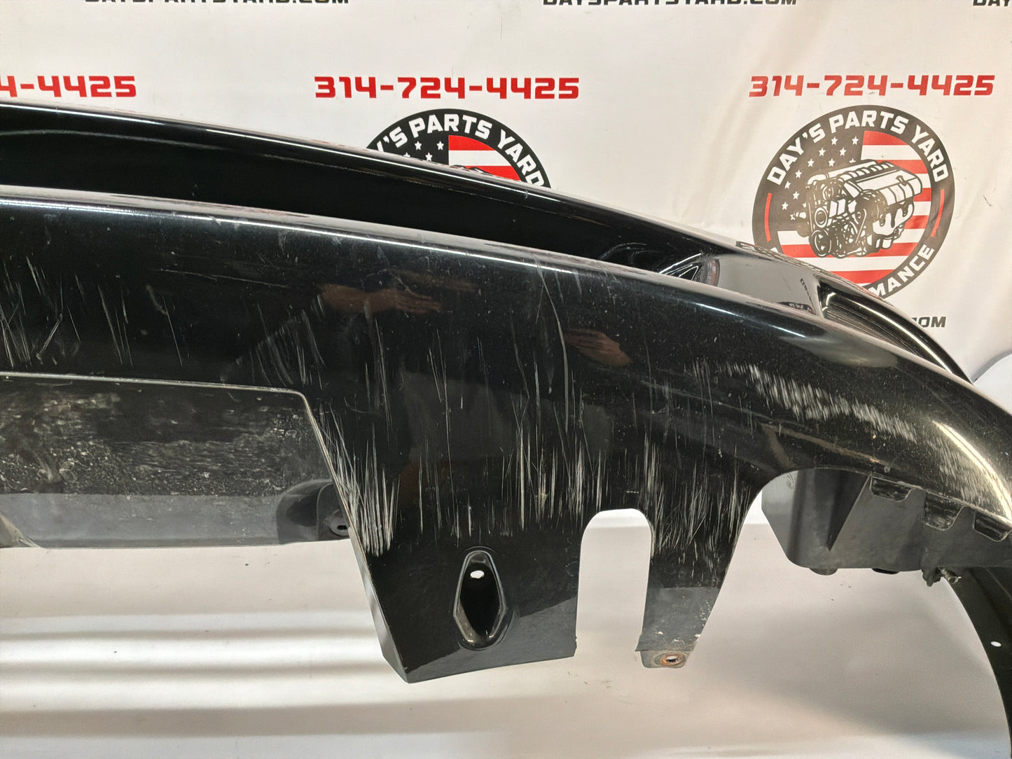 2007 Chevy C6 Corvette Convertible Complete Front Bumper Cover Panel Black OEM