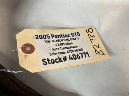 2005 Pontiac GTO LH Driver Rear Suspension Spindle Hub Knuckle Control Arm OEM