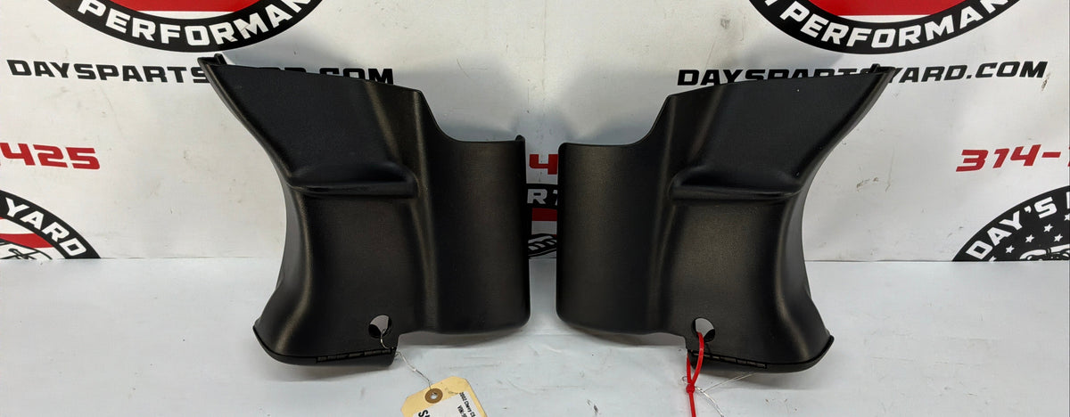 2002 Chevy C5 Corvette Convertible RH & LH B Pillar Lock Trim Panel OEM